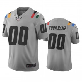 Camiseta Hombre NFL Indianapolis Colts Personalizar Gris City Edition Vapor Limited
